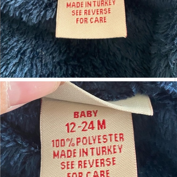 Baby Plush Robe William Monogram - Picture 2 of 3